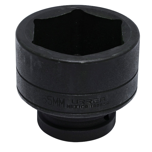 1" Drive 6-Point Short Impact Socket 65MM
